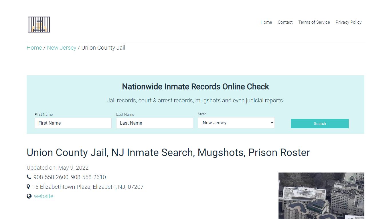 Union County Jail, NJ Inmate Search, Mugshots, Prison ...